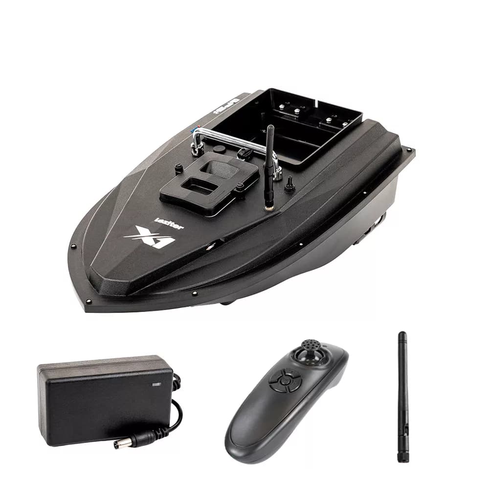 Etetőhajó X1 GPS – fekete, 5800 mAh akkumulátorral